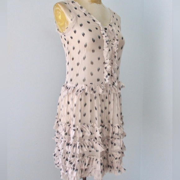All Saints Deirdre Ruffle Dress size Small - Picture 3 of 9